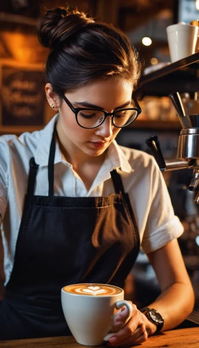 barista,woman drinking coffee,woman at cafe,girl in the kitchen,restaurants online,espresso,caffè americano,pastry chef,establishing a business,cookware and bakeware,coffee background,women at cafe,waitress,woman holding pie,espressino,espresso machine,customer experience,electronic payments,chef's uniform,single-origin coffee,Art,Artistic Painting,Artistic Painting 34