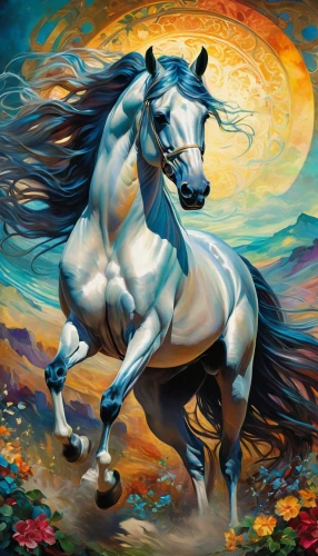 a white horse,painted horse,albino horse,colorful horse,unicorn art,white horse,arabian horse,equine,unicorn background,dream horse,white horses,pegasus,unicorn,horseman,centaur,carousel horse,galloping,horse,wild horse,alpha horse,Conceptual Art,Fantasy,Fantasy 05