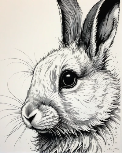 lepus europaeus,gray hare,hare,leveret,young hare,field hare,audubon's cottontail,domestic rabbit,wild hare,steppe hare,wild rabbit,european rabbit,brown hare,cottontail,snowshoe hare,antelope jackrabbit,hare of patagonia,jackrabbit,black tailed jackrabbit,brown rabbit,Illustration,Black and White,Black and White 08