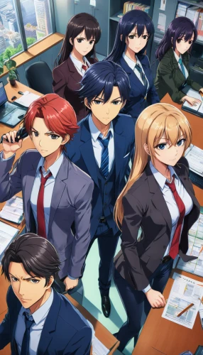 blur office background,world end,classroom training,game arc,anime 3d,tsumugi kotobuki k-on,anime cartoon,classroom,class room,action-adventure game,business world,training class,business training,businesswomen,receptionists,business women,game illustration,hero academy,school desk,businessmen,Illustration,Japanese style,Japanese Style 03