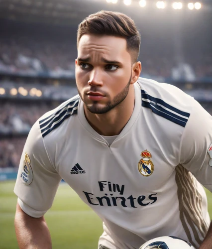 fifa 2018,real madrid,sports jersey,ronaldo,ea,videogame,soccer player,game character,realistic,benz,cristiano,graphics,football player,connectcompetition,player,james,sports uniform,render,uefa,footballer,Photography,Commercial
