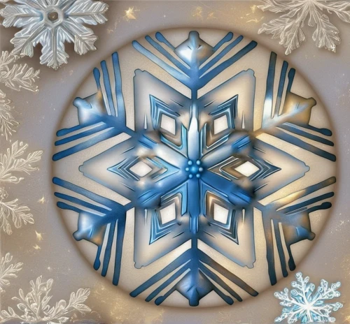 snowflake cookies,snowflake background,blue snowflake,glass ornament,circular ornament,christmas snowflake banner,art deco ornament,decorative plate,gold foil snowflake,christmas ball ornament,blue and white porcelain,christmas lights wreath,christmas pattern,art deco wreaths,frame ornaments,glass decorations,mosaic tealight,christmas tree pattern,holiday ornament,snowflake,Illustration,Realistic Fantasy,Realistic Fantasy 02