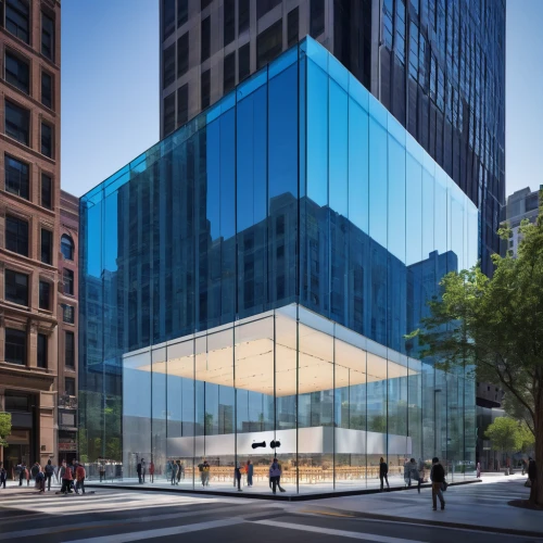 apple store,glass facade,glass building,glass facades,home of apple,apple inc,structural glass,hudson yards,glass wall,corporate headquarters,office buildings,new building,archidaily,daylighting,modern office,1wtc,1 wtc,thin-walled glass,framing square,inlet place,Illustration,Realistic Fantasy,Realistic Fantasy 45