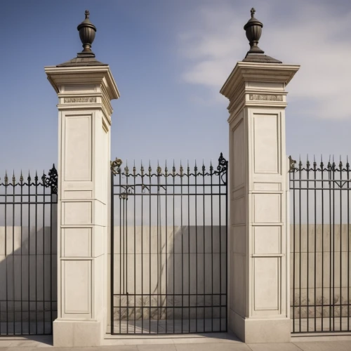 ornamental dividers,fence gate,gates,metal gate,iron gate,front gate,baluster,3d rendering,wall,3d model,fence element,wrought iron,neoclassical,3d modeling,monument protection,wood gate,chain-link fencing,gate,3d render,home fencing,Photography,General,Realistic