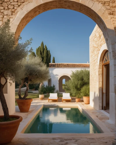 provencal life,puglia,ostuni,mediterranean,provence,the balearics,courtyard,balearic islands,peloponnese,inside courtyard,apulia,morocco,thermae,tuscan,arches,caravanserai,alhambra,argan trees,moroccan pattern,riad,Art,Classical Oil Painting,Classical Oil Painting 15