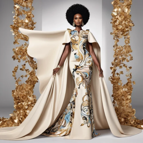 gold foil 2020,blossom gold foil,fabrics,afroamerican,fashion design,drape,dress form,haute couture,embellishments,versace,matador,tiana,shea butter,gold foil tree of life,golden weddings,african american woman,cream and gold foil,suit of the snow maiden,tisci,gown,Photography,Fashion Photography,Fashion Photography 02