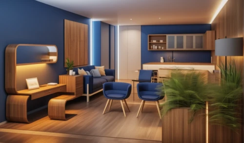 modern room,3d rendering,shared apartment,smart home,render,interior modern design,apartment,an apartment,modern decor,blue room,room divider,guest room,apartment lounge,interior design,sky apartment,3d render,guestroom,blue lamp,search interior solutions,livingroom,Photography,General,Realistic