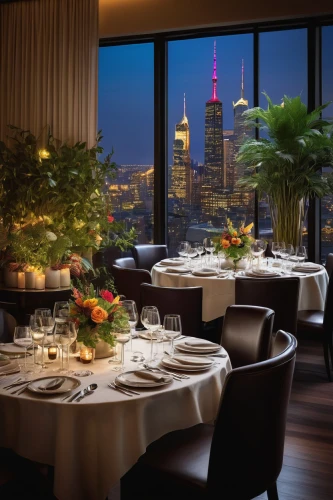 new york restaurant,fine dining restaurant,alpine restaurant,table arrangement,outdoor dining,dining,hong kong cuisine,manhattan skyline,new york skyline,restaurant bern,top of the rock,restaurants online,tablescape,indian chinese cuisine,table setting,dinner for two,four seasons,japan's three great night views,a restaurant,romantic dinner,Art,Artistic Painting,Artistic Painting 36