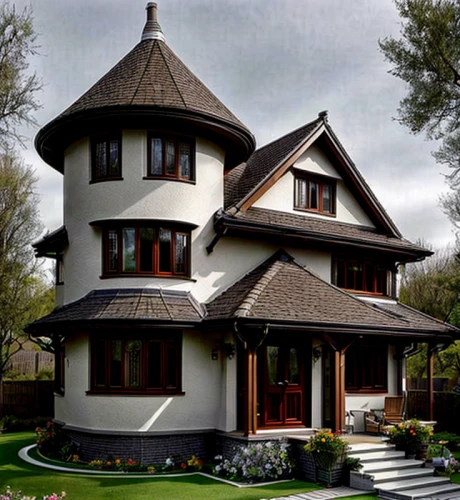 two story house,traditional house,beautiful home,wooden house,crooked house,architectural style,crispy house,swiss house,half-timbered,russian folk style,house shape,large home,exterior decoration,victorian house,country house,danish house,new england style house,half timbered,slate roof,chalet