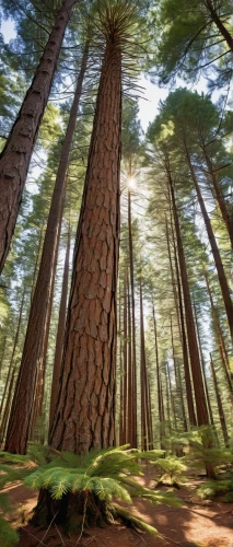 spruce forest,fir forest,redwood tree,redwoods,old-growth forest,spruce-fir forest,pine forest,oregon pine,eastern hemlock,douglas fir,coniferous forest,redwood,sugar pine,spruce trees,temperate coniferous forest,big trees,sitka spruce,conifers,fir trees,pine trees,Illustration,Children,Children 02