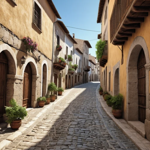 the cobbled streets,medieval street,narrow street,cobblestones,cobblestone,townhouses,historic old town,moustiers-sainte-marie,provencal life,townscape,the old town,l'isle-sur-la-sorgue,medieval town,old town,old quarter,old city,getreidegasse,volterra,tuscan,village street,Photography,General,Realistic