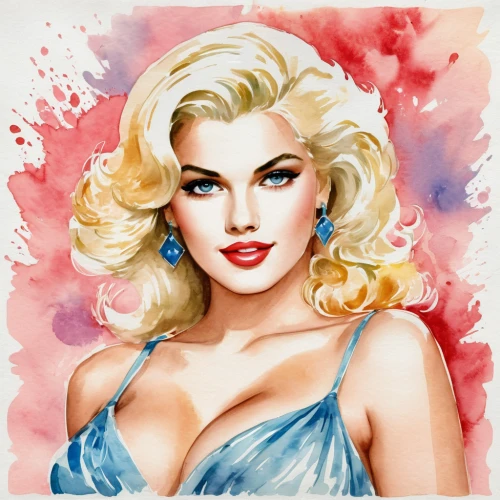 watercolor pin up,marylyn monroe - female,marylin monroe,pop art style,marilyn,cool pop art,valentine day's pin up,madonna,pop art woman,valentine pin up,pin up,pin ups,pin-up,fashion illustration,popart,modern pop art,pin-up girl,retro pin up girl,pin up girl,retro 1950's clip art,Illustration,Paper based,Paper Based 25