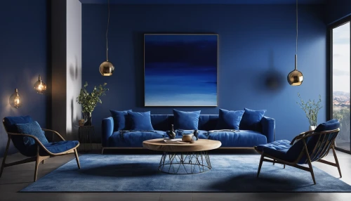 blue room,blue lamp,blue painting,mazarine blue,majorelle blue,danish furniture,blue pillow,electric blue,sitting room,livingroom,cobalt blue,shades of blue,living room,interior design,apartment lounge,blu,blue hour,modern decor,deep blue,color blue,Photography,General,Realistic