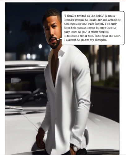 african american male,black businessman,print publication,white clothing,valet,book page,male model,photo caption,vanity fair,black male,fan article,editorial,newsletter,rosewood,ebook,white car,magazine - publication,car dealer,men's wear,car service