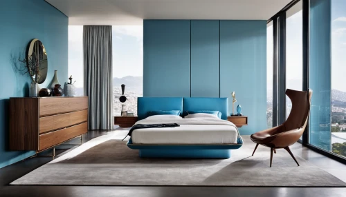 blue room,modern room,mazarine blue,bedroom,modern decor,contemporary decor,interior modern design,turquoise wool,blue pillow,chaise longue,sky apartment,great room,search interior solutions,room divider,interior design,guest room,sleeping room,chaise lounge,mid century modern,trend color,Photography,General,Realistic