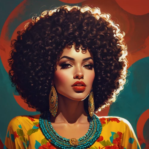 afro,afro-american,afroamerican,african woman,afro american girls,african american woman,fantasy portrait,afro american,digital painting,retro woman,girl portrait,boho art,world digital painting,woman portrait,retro girl,cleopatra,polynesian girl,retro women,vintage woman,nigeria woman,Conceptual Art,Fantasy,Fantasy 14