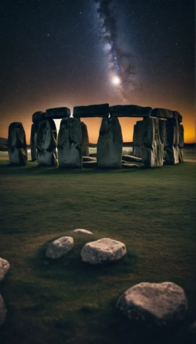 stone circles,standing stones,megaliths,stone circle,stonehenge,stone henge,megalithic,lanyon quoit,ring of brodgar,dolmen,chambered cairn,neolithic,background with stones,easter islands,burial chamber,futuristic landscape,stargate,megalith,astronomy,stacked stones