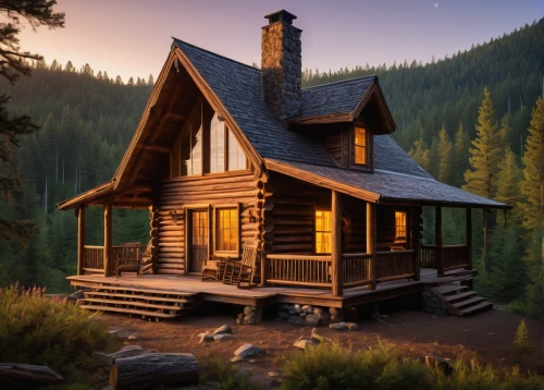 the cabin in the mountains,log cabin,small cabin,log home,summer cottage,house in the mountains,house in mountains,wooden house,little house,house in the forest,cabin,small house,lonely house,beautiful home,cottage,mountain hut,wooden hut,country cottage,chalet,timber house,Illustration,American Style,American Style 02