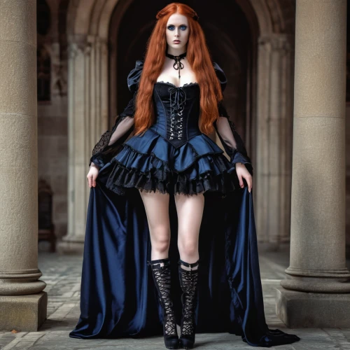 gothic fashion,gothic woman,gothic dress,gothic style,gothic portrait,gothic,dark gothic mood,vampire woman,goth woman,vampire lady,celtic queen,dark angel,gothic architecture,sorceress,victorian style,overskirt,raven,redhead doll,priestess,crow queen,Photography,General,Realistic