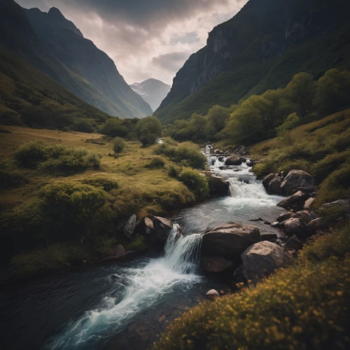 kirkjufell river,eastern iceland,mountain stream,northern norway,glencoe,scottish highlands,geiranger,landscape photography,scandinavia,iceland,fjords,nordland,fjord,lofoten,norway,wild water,geirangerfjord,landscapes beautiful,mountain river,river landscape,Photography,General,Cinematic