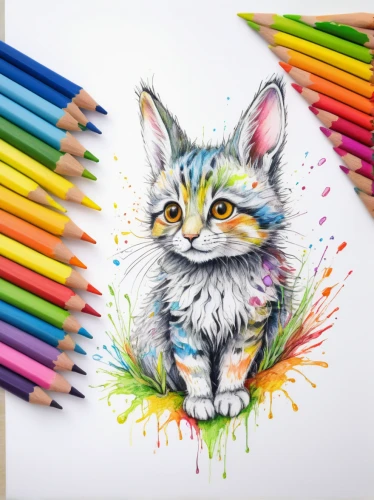 colourful pencils,rainbow pencil background,watercolor cat,colored pencil background,drawing cat,colored pencils,coloured pencils,color pencils,color pencil,colour pencils,watercolor pencils,colored crayon,colored pencil,cat drawings,pencil art,colorful doodle,cat vector,crayon colored pencil,doodle cat,cartoon cat,Conceptual Art,Graffiti Art,Graffiti Art 02