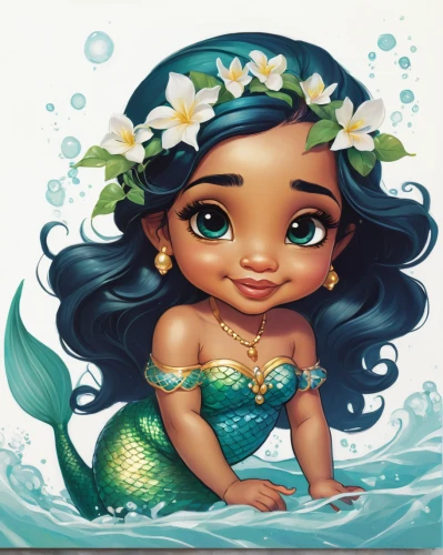moana,mermaid background,mermaid vectors,polynesian girl,hula,tiana,believe in mermaids,mermaid,lilo,green mermaid scale,jasmine,little mermaid,ariel,the sea maid,merfolk,water nymph,let's be mermaids,jasmine blossom,polynesian,mermaid scale,Conceptual Art,Fantasy,Fantasy 09
