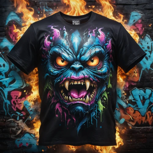 krampus,print on t-shirt,t-shirt,cool remeras,horror clown,premium shirt,t shirt,shirt,barong,fire devil,t-shirt printing,scary clown,burning house,campfire,haunt,werewolf,monstrosity,rage,angry,supernatural creature,Photography,General,Commercial