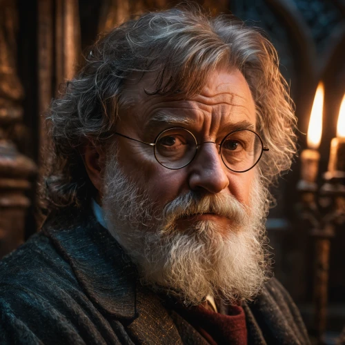 king lear,candlemaker,leonardo devinci,hobbit,candle wick,albus,the wizard,gandalf,reading glasses,father christmas,geppetto,dwarf sundheim,father frost,professor,santa clause,candlemas,lord who rings,htt pléthore,with glasses,harry potter,Photography,General,Fantasy