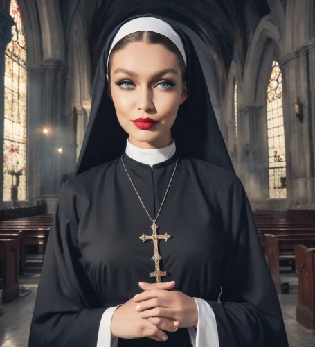 nun,nuns,catholicism,the nun,priest,carmelite order,catholic,religious,gothic portrait,praying woman,benedictine,church religion,seven sorrows,woman praying,church faith,rosary,religion,gothic woman,holy maria,saint,Photography,Realistic