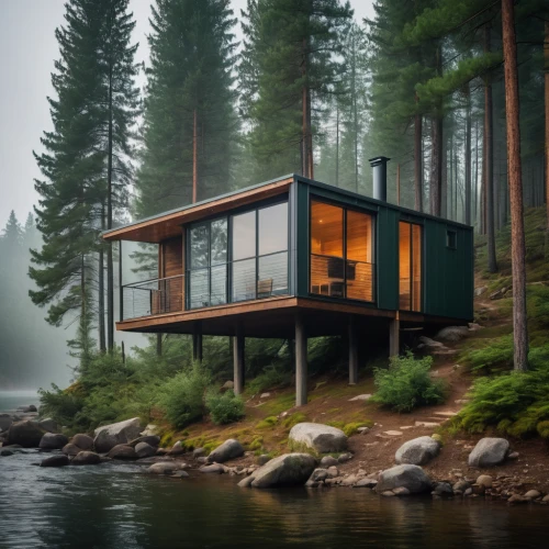 house with lake,house by the water,house in the forest,the cabin in the mountains,floating huts,small cabin,inverted cottage,summer cottage,timber house,summer house,cubic house,wooden house,houseboat,mid century house,house in the mountains,cube stilt houses,boat house,tree house hotel,house in mountains,log home,Photography,General,Fantasy