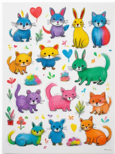 kawaii animal patch,kawaii animal patches,animal stickers,kawaii patches,gift wrapping paper,round kawaii animals,kawaii animals,playmat,round animals,candy pattern,sheet pan,jigsaw puzzle,macaron pattern,cattles,wrapping paper,whimsical animals,pencil cases,animal balloons,vintage cats,cats on brick wall,Conceptual Art,Graffiti Art,Graffiti Art 01