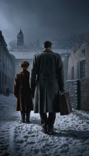 auschwitz,warsaw uprising,sherlock holmes,overcoat,auschwitz 1,stalingrad,auschwitz i,the cold season,old suitcase,leningrad,digital compositing,bogart village,newspaper delivery,grindelwald,cordwainer,western film,old couple,forties,transylvania,courier,Photography,General,Fantasy