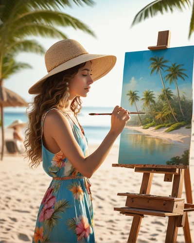 painting technique,photo painting,beach landscape,art painting,italian painter,beach background,painter,meticulous painting,landscape background,flower painting,watercolor palm trees,painting,post impressionist,tropical floral background,beach scenery,oil painting,paint a picture,post impressionism,world digital painting,creative background,Art,Classical Oil Painting,Classical Oil Painting 31