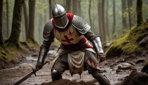 roman soldier,crusader,templar,the roman centurion,king arthur,knight armor,biblical narrative characters,knight,joan of arc,medieval,middle ages,sparta,the warrior,digital compositing,wall,épée,germanic tribes,lone warrior,iron mask hero,knight tent,Photography,General,Cinematic