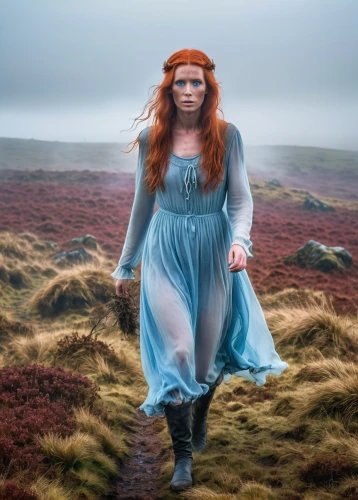celtic woman,fae,celtic queen,woman walking,faery,lindsey stirling,faerie,icelanders,scottish,girl in a long dress,mystical portrait of a girl,the enchantress,fantasy woman,ginger rodgers,the girl in nightie,the wanderer,girl walking away,orkney island,orla,scotland