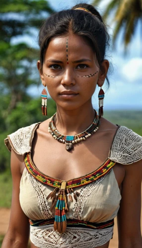 indian woman,afar tribe,aborigine,peruvian women,african woman,ethiopian girl,warrior woman,anmatjere women,tribal chief,indian girl,polynesian girl,samburu,aborigines,nomadic people,ancient people,indian,indigenous culture,incas,maori,female warrior,Photography,General,Realistic