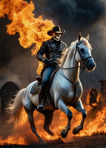 fire horse,cowboy mounted shooting,cowboy action shooting,western riding,cavalry,gunfighter,charreada,fire fighter,horseman,puy du fou,mounted police,wild west,fire master,cossacks,western film,fire marshal,the conflagration,chilean rodeo,stagecoach,beagador,Photography,General,Fantasy