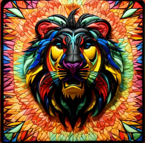 lion,masai lion,colorful background,forest king lion,two lion,zodiac sign leo,lion - feline,lion head,african lion,glass painting,stained glass,panthera leo,colorful glass,rainbow background,female lion,stained glass pattern,male lion,kaleidoscope art,lion number,skeezy lion