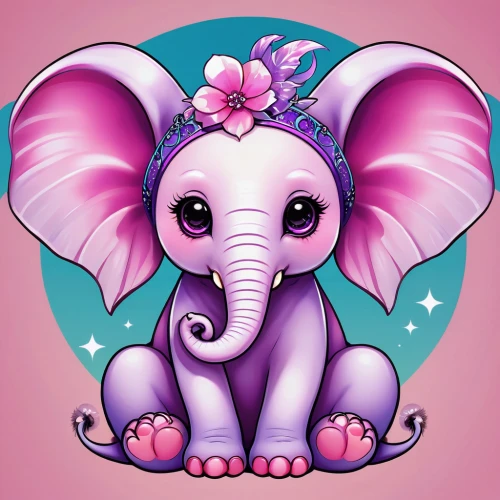 pink elephant,girl elephant,circus elephant,dumbo,elephant,cartoon elephants,asian elephant,elephantine,mandala elephant,elephant's child,pachyderm,blue elephant,african elephant,elephant toy,elephant kid,indian elephant,flower animal,ganesh,pink floral background,growth icon,Illustration,Abstract Fantasy,Abstract Fantasy 10