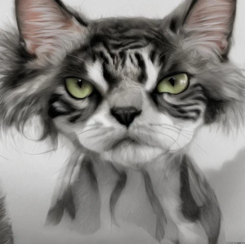 cat portrait,cartoon cat,maincoon,gray cat,drawing cat,breed cat,pet portrait,cat vector,animal portrait,feline look,gray kitty,tabby cat,american bobtail,brindle cat,cat drawings,american shorthair,silver tabby,cat cartoon,digital art,gray animal,Design Sketch,Design Sketch,Character Sketch