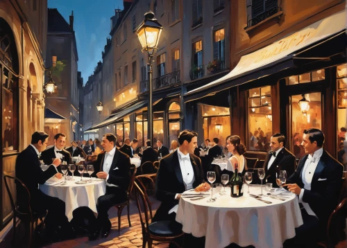 paris cafe,bistrot,parisian coffee,fine dining restaurant,new york restaurant,bistro,viennese cuisine,outdoor dining,watercolor paris,dining,cuisine of madrid,paris clip art,street cafe,diner,entrecote,restaurants,watercolor cafe,a restaurant,italian painter,french food,Conceptual Art,Fantasy,Fantasy 10