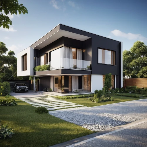 modern house,3d rendering,modern architecture,residential house,render,danish house,smart house,smart home,build by mirza golam pir,cubic house,frame house,mid century house,holiday villa,eco-construction,dunes house,cube house,new housing development,house shape,housebuilding,residence,Photography,General,Realistic