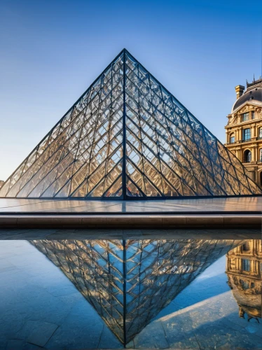 louvre museum,louvre,glass pyramid,giza,the great pyramid of giza,khufu,unesco world heritage,universal exhibition of paris,world heritage,pyramid,palais de chaillot,royal tombs,paris,pyramids,glass facades,french digital background,egypt,unesco world heritage site,world heritage site,ancient egypt,Art,Classical Oil Painting,Classical Oil Painting 07