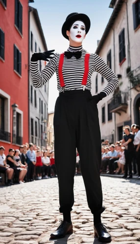 mime artist,mime,pierrot,street performer,pandero jarocho,gondolier,accordion player,basler fasnacht,street performance,burano,accordionist,great as a stilt performer,piazza di spagna,squeezebox,chaplin,street play,the pied piper of hamelin,pignolo,danse macabre,volpino italiano,Unique,Paper Cuts,Paper Cuts 05