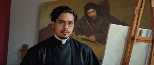 church painting,italian painter,photo painting,carmelite order,meticulous painting,contemporary witnesses,salvador guillermo allende gossens,the abbot of olib,painting technique,benedictine,saint ildefonso,artist portrait,composites,painting work,digital compositing,painter,adobe photoshop,art painting,benediction of god the father,martin luther,Conceptual Art,Daily,Daily 10