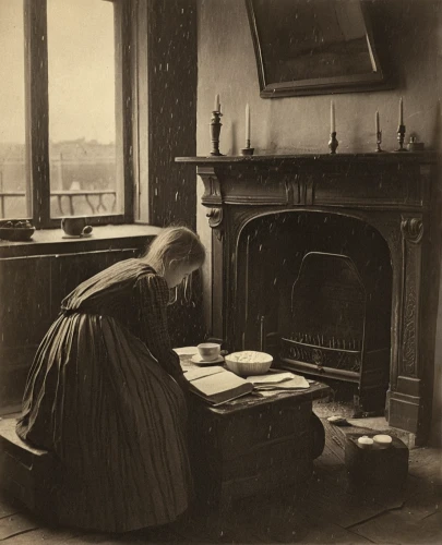 girl studying,woman drinking coffee,stieglitz,woman praying,girl at the computer,blonde woman reading a newspaper,girl in the kitchen,woman playing,praying woman,woman sitting,woman holding pie,charlotte cushman,woman at cafe,the girl studies press,girl with bread-and-butter,child with a book,chiffonier,victorian kitchen,writing desk,woman eating apple,Photography,Black and white photography,Black and White Photography 15