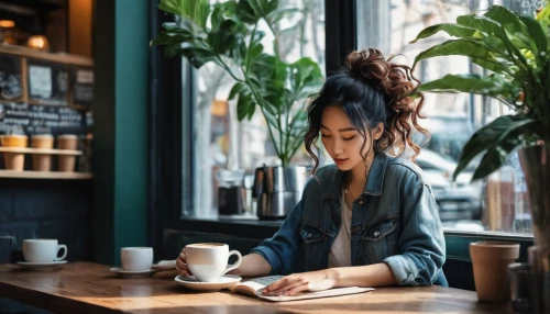 woman drinking coffee,woman at cafe,women at cafe,coffee background,barista,girl studying,woman sitting,hojicha,girl sitting,coffeetogo,woman eating apple,coffee shop,establishing a business,the coffee shop,drinking coffee,coffee and books,tea zen,table artist,women in technology,japanese woman,Illustration,Realistic Fantasy,Realistic Fantasy 23