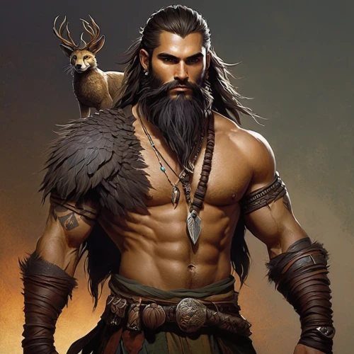 barbarian,male elf,male character,thorin,heroic fantasy,fantasy warrior,warlord,dane axe,dwarf sundheim,viking,cave man,druid,thracian,hercules,grog,blacksmith,norse,massively multiplayer online role-playing game,minotaur,witcher,Illustration,Realistic Fantasy,Realistic Fantasy 16
