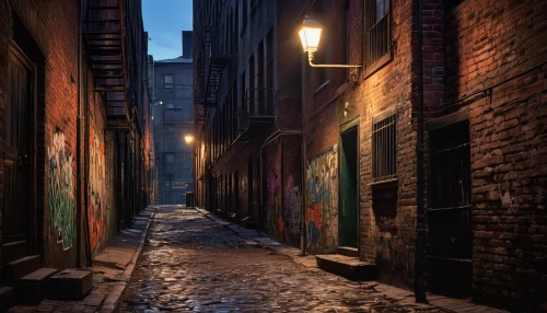 alleyway,alley,old linden alley,alley cat,laneway,narrow street,blind alley,the cobbled streets,montreal,cobbles,lovat lane,urban landscape,street canyon,fitzroy,cobblestones,cobble,medieval street,rescue alley,birch alley,night image,Art,Classical Oil Painting,Classical Oil Painting 08