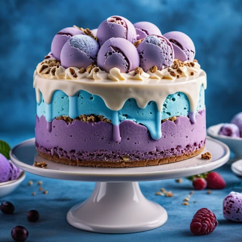 taro cake,currant cake,easter cake,semifreddo,unicorn cake,cassata,layer cake,reibekuchen,eieerkuchen,colored icing,stack cake,streuselkuchen,a cake,blueberry stilton cheese,torte,bowl cake,dobos torte,aquafaba,streusel cake,sweetheart cake,Photography,General,Realistic